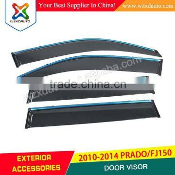 DOOR VISOR FOR TOYOTA PRADO FJ100 - RAIN SHIELD WIND SHILED chrome accessories for cars