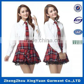 Top design girl school cheerleader uniform