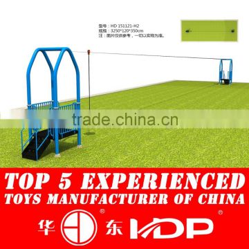 2016 Customerized abseiling rope way amusement equipments,outdoor play with climbing