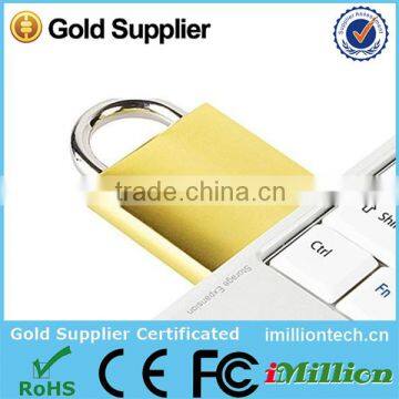Top Sale Metal Jewelry Lock Shape Flash Drive USB With Factory Supplier