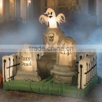 Halloween Inflatable Graveyard with LED