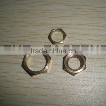 brass thin hex nut m8 din934