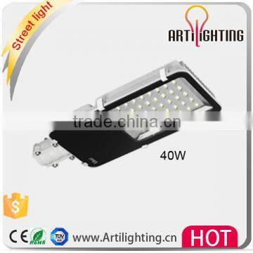 Super bright meanwell driver bridgelux led chip 40w led street light, high power 40w street led light ce rohs ul