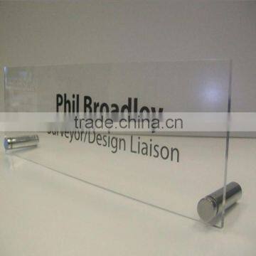 Frame Photo Acrylic Logo Clear Acrylic Block