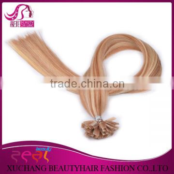 Ash Blonde Popular in Europe Premium quality I tip human hair extension