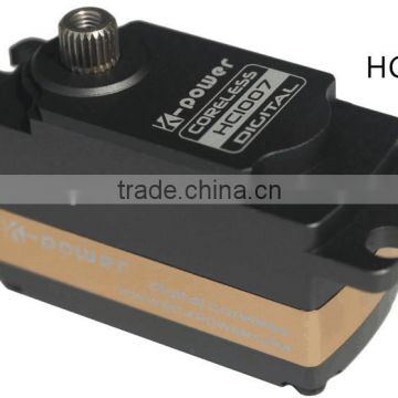 HC1007 small gear motor with high torque/10kg torque metal gear servo/high voltage digital servo