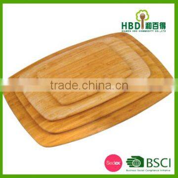 Eco-friendly wood cutting board set