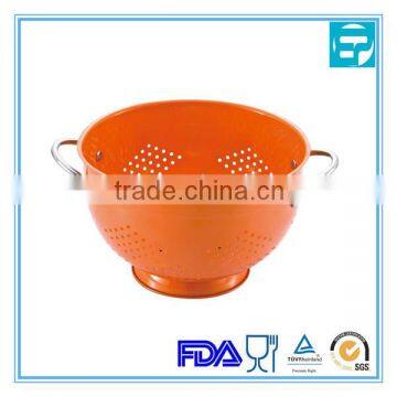 hot selling of stainless steel colored colanders