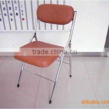 electroplating folding dining chair