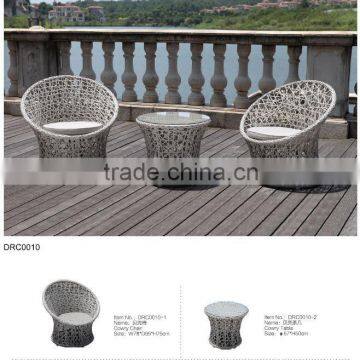 Resin Garden Furniture/Wicker Outdoor Bistro Set
