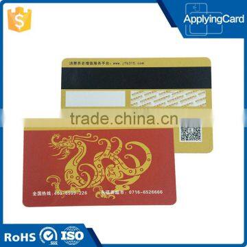 Factory price Offset Printing Plastic Magnetic Strip Card for Membership