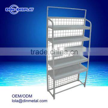 Exhibition Metallic Shelves Rack Display Rack Metal Storage Rack photo-4