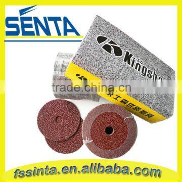 4" 100x16mm Alumina Oxide Abrasive Fibre Disc