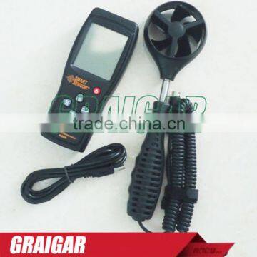 Smart Sensor AS856 0.3-45M/S digital anemometer wind speed meter hand-held Anemometer Thermometer air speed meter