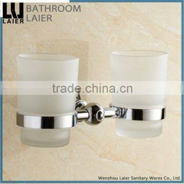 11152 popular 2016 hot sell modern zinc tube chrome plated bathroom design tumbler holder