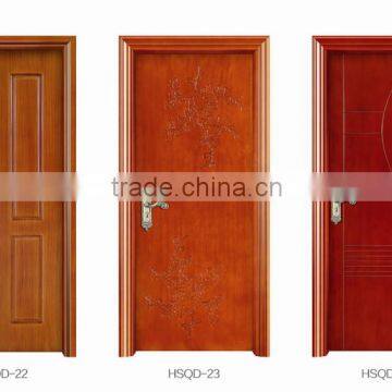 Foshan WPC wooden plastic door cheap price with certification