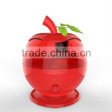 2013 ultrasonic humidifier fogger mist maker GL-1156 apple shape with aroma bottle function