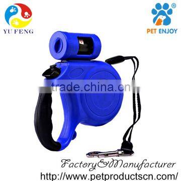 Online Shop China Retractable Rope Leash with Dog Waste Bag