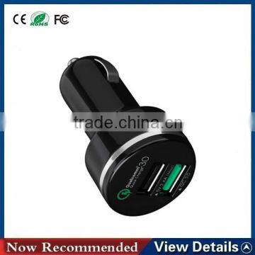 Quick Charger 2.4A smart IC +qc3.0 Car Charger For Phone