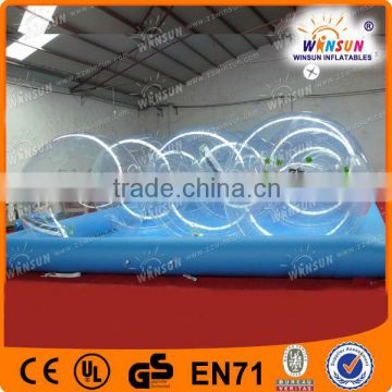 funny Promotional transparent water ball price for walk and roll