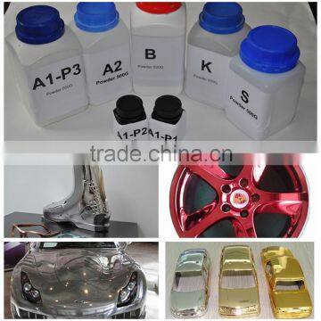 Silver gold chrome paint powder/ chrome spray paint for chrome plating machine