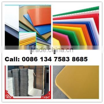 Seal edge corrugated plastic divider PP sheet