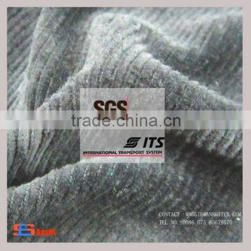 High Quality CVC strip velvet in dresses fabric