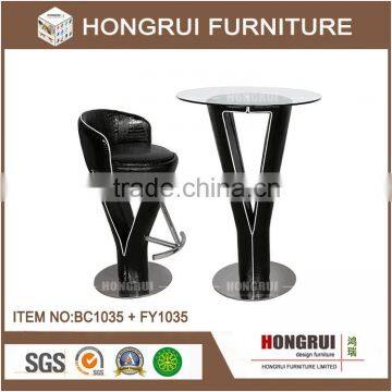 Fashion hotel bar stool whit pu bar furniture