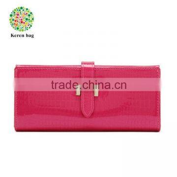 genuine leather wallet purse clutch