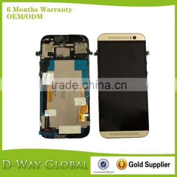 Wholesale price lcd screen display for htc one m8 lcd with digitizer assembly replacement