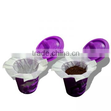 Disposable biodegradable Paper k cups K Carafe Filter Cups Compatible with Keurig K-Cup Coffee Machines