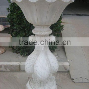 marble garden decoration flowerpot