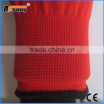 BSSAFETY 13G Black Nitrile Hand Gloves for Construction Work photo-6