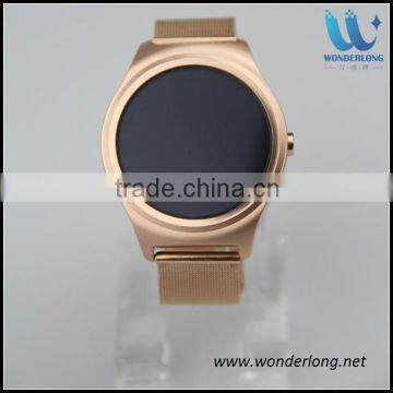 2016 new 1.4 inch circular dual mode water resistant smart watch sim