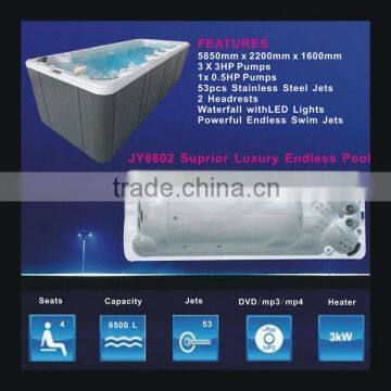 6M popular large spa swim pool