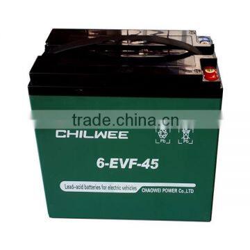 12v45AH sealed lead acid(SLA) rechargeable battery for e-bicycle