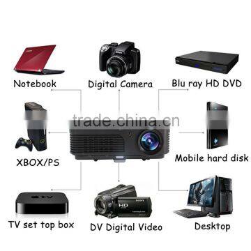 LED Video Projector Support 1080p Video Home Cinema Projector photo-3