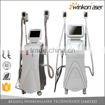 2016 New design Cryo + Cavitation + RF technologies fat freezing machine cryolipolysis device