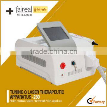 2016 Q switch nd yag laser Laser Beauty Equipment tattoo removal medical laser nd yag