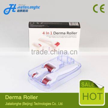 4 in 1 dermaroller kit with sterilizer derma collagen skin care products beauty roller 4 in 1 derma roller stainless