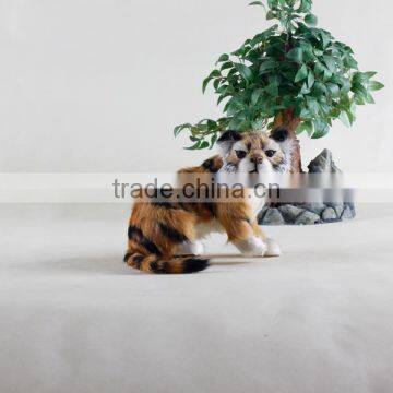 large plush tiger wild animal figurine toy