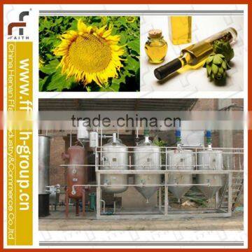 2012 hot sale sunflower oil refinery machine