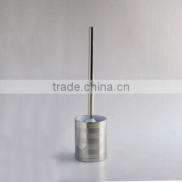 Stainless steel toilet brush with holder