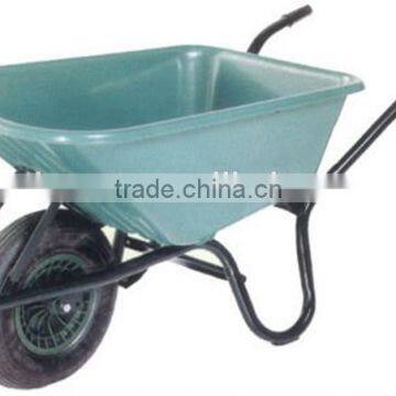 Large capacity 160kg & 72L Galvanized tray Heavy Duty Wheelbarrow WB6414T