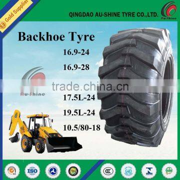 19.5L-24 21L-24 10.5/80-18 12.5/80-15 backhoe tire TL R4 pattern