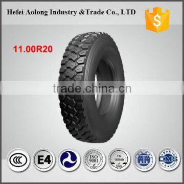 China well- known brand GL909A pattern truck tire 11.00R20