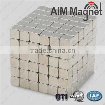 n35 Permanent type neodymium magnet1/8 " x 1/8 " x 1/8 "Shenzhen Magnet Manufacturer