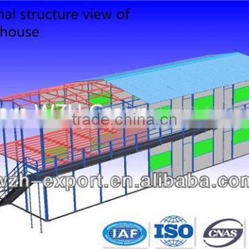 high quality and long durability welded steel frame