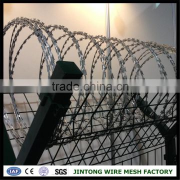 concertina coils/concertina razor wire coil/razor barbed wire fencing