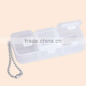 Plastic Portable Medicine Case/ Bill Box With Oval Shape